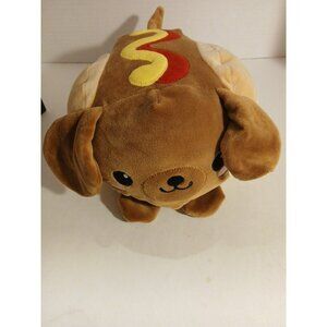 Foodie Dachshund Hot Dog Weiner 9" Puppy Plush Stuffed Hotdoggo Ketchup Mustard